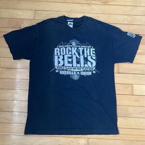 Vintage 2007 Rock The Bells Hip Hop Festival T-Shirt Wu-Tang Nas MF DOOM L Black